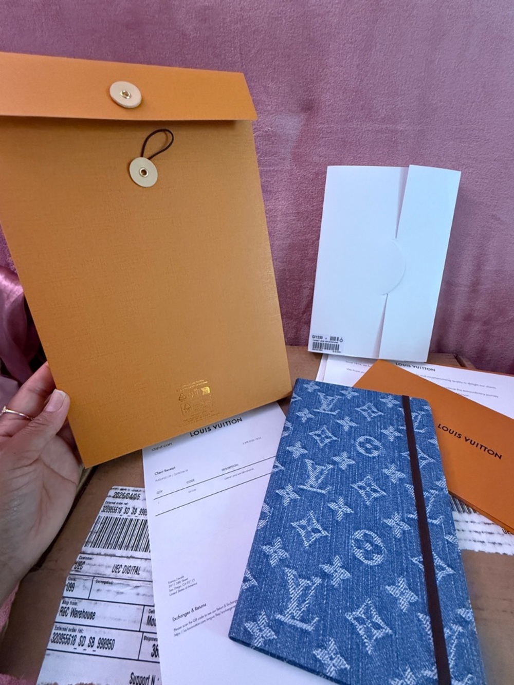 Limited Edition Louis Vuitton Jane Notebook MM Monogram Denim 📘 - Picture 12 of 15